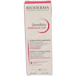 Bioderma sensibio defensive rica crema piel sensible 40ml.