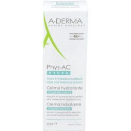 A-derma phys-ac hydra crema compensadora 40ml.