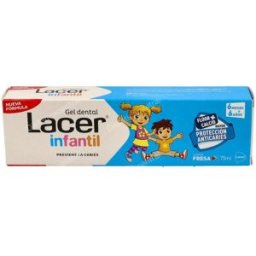 Lacer lacer infantil gel fresa 75ml.