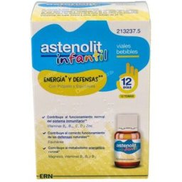 Astenolit astenolit infantil 12 viales 10 ml