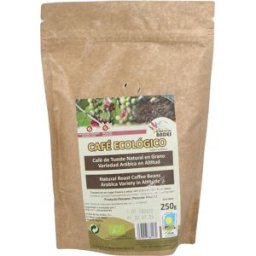 El oro de los andes cafe peru tueste natural grano 250gr. eco