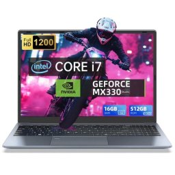 Portátil Vanwin GLX257KU Intel Core i7-6600U 16GB 512GB SSD MX330 FHD 15.6'' Huella Bluetooth Gris