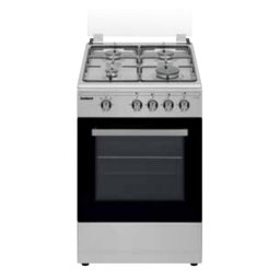 Cocina Corberó CCSF45020BX gas butano 4 fuegos horno 43L inox
