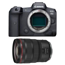 Cámara Mirrorless Canon EOS R5 45MP 8K UHD RF 24-70mm F2.8 Sensor Full-Frame WiFi BT