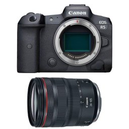 Cámara Mirrorless Canon EOS R5 45MP 8K Sensor Full-Frame WiFi Bluetooth + RF 24-105mm F4L IS USM