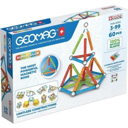 Geomag Supercolor Recycled Juguete Magnético 60 Piezas
