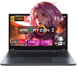 Portátil Micrear UL1561 15,6" AMD Ryzen 5 7430U 16GB Radeon Vega 7 512GB SSD Windows 11 Pro teclado retroiluminado