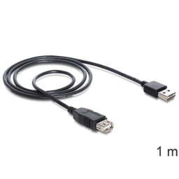 Cable USB 2.0-A DeLOCK EASY-USB 1m Negro