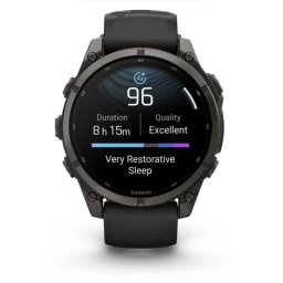 Garmin fēnix 9 Bluetooth GPS 47mm Titanio Correa Silicona Talla Única