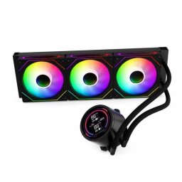 Refrigeración líquida ProGaming IcePulse 360 360mm 3 ventiladores ARGB pantalla LCD