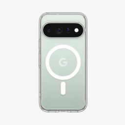 Funda para móvil Spigen Ultra Hybrid Mag TPU y policarbonato transparente blanca para Pixel 11 Pro