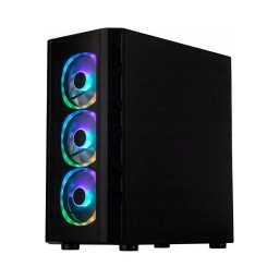 Caja semitorre Silver Monkey X Chest TG con 4 ventiladores ARGB