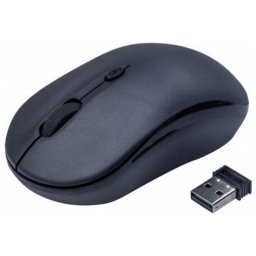 Ratón CUC Exertis Connect M220W RF inalámbrico 1600 DPI Negro Ambidextro