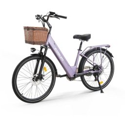 Bicicleta eléctrica Cysum X-city 250W 48V 10.4Ah 26" Morada