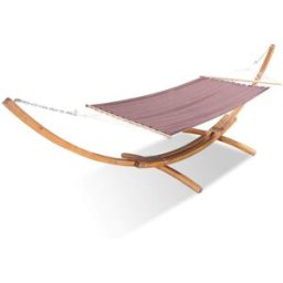 Concept Usine Hamaca con soporte de 3,15 m en madera de chocolate
