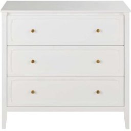 Maisons du Monde Cómoda infantil de 3 cajones blanca de 90 cm
