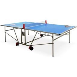 sweeek Mesa de ping pong exterior con 2 raquetas y 3 pelotas, 274cm + funda