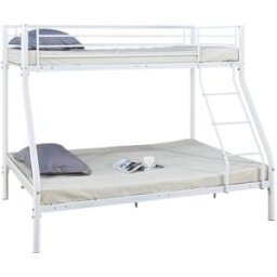 Habitat & Jardin Camas litera blanco 200 x 145 x 160 cm