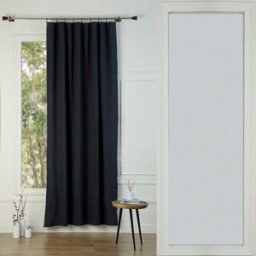 Febronie Cortina algodón 140x260 carbón / arena