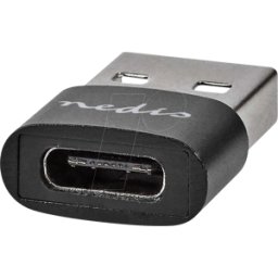 NEDIS N CCGB60920BK - Adaptador USB 2.0 clavija A > toma C