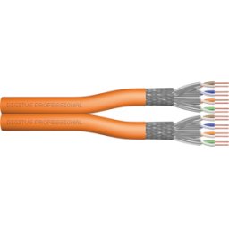 DIGITUS 1743VHD5 - Cable de red, Cat.7, S/FTP, naranja, 500m, dúplex