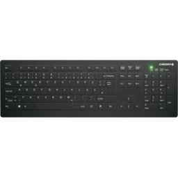 CONTOUR AK-C8112FUSBDE - Teclado inalámbrico, USB, IP68, desinfectable, negro, QWE