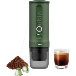 OUTIN 16420 - OUTIN Máquina eléctrica portátil de café espresso Nano - Forest
