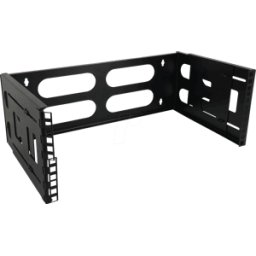 AXING QRA 400 - Soporte de pared de 19" 4U, negro