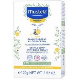 Mustela BEBÉ-NIÑO jabón sobregraso al Cold Cream nutriprotector 100 gr