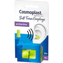 Cosmoplast Tapones oídos espuma 6 u