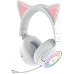 Razer Auriculares Kraken Kitty V3 Pro Wireless/Bluetooth Blanco