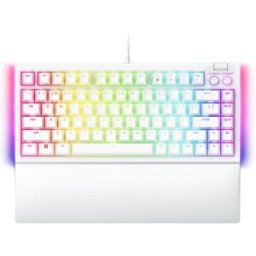 Razer Teclado BlackWidow V4 75% RGB Tactile Switch White Ed. (US)