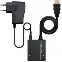 Nanocable HDMI DUPLICADOR V1.3 1X2 CON ALIM. Y PIGTAIL 50 CM