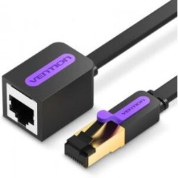 Vention Cable Alargador de Red RJ45 UTP ICBBI Cat.7 - 3m - Negro