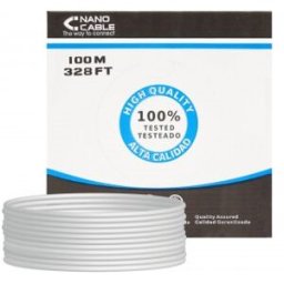 Nanocable Bobina Cable RJ45 CAT6 FTP 100Mts 100% Cobre