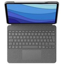 Logitech Combo Touch Funda con teclado iPad Pro 12,9" - gris
