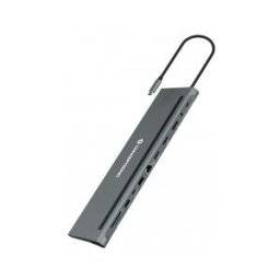 Conceptronic DONN17G base para portátil y replicador de puertos Alámbrico USB 3.2 Gen 1 (3.1 Gen 1)
