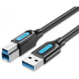 Vention Cable USB 3.0 Impresora COOBI - USB Tipo-B Macho - USB Macho - 3m - Negro
