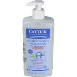 Cattier agua limpiadora bebe 500ml.