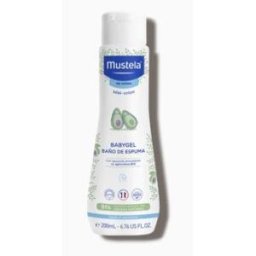 Mustela babygel bao de espuma bebe-nio 200ml.