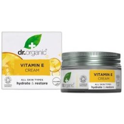 Dr. organic crema vitamina e antioxidante 50 ml.