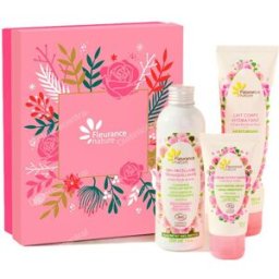 Fleurance nature cofre rosa leche corp+agua micelar+crema hidratan