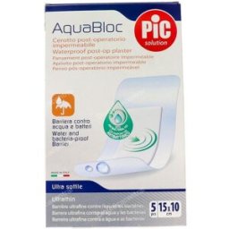 Pic pic aposito post op antibact aquabloc 10x15cm 5 uds