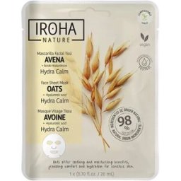 Iroha Avena Mascarilla Facial Tisú 1 Unidad