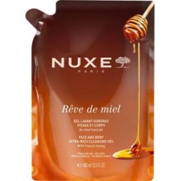 Nuxe Rêve de Miel Gel Limpiador Dermatológico Rostro y Cuerpo Eco-Refill 400ml
