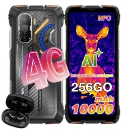 Blackview Rock 3 4G 8GB 256GB 6.78" Negro/Naranja Incluye auriculares