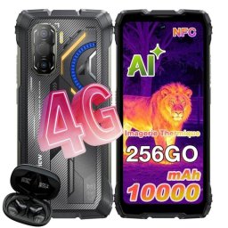 Blackview Rock 3 4G 8GB 256GB 6,78" Negro Incluye auriculares
