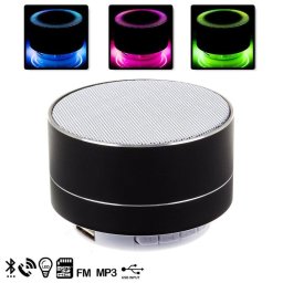 Altavoces Dam Electronics Bluetooth metálico 3W con manos libres y luz LED