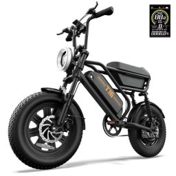 Bicicleta Eléctrica Urlife T16 500W 48V 13Ah 16" Negro