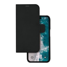 Funda para móvil dbramante1928 Stockholm Folio Negra con cierre magnético para iPhone 17e/16e/15/14/13